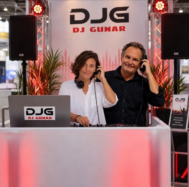 DJ Gunar mit DJ Gisela