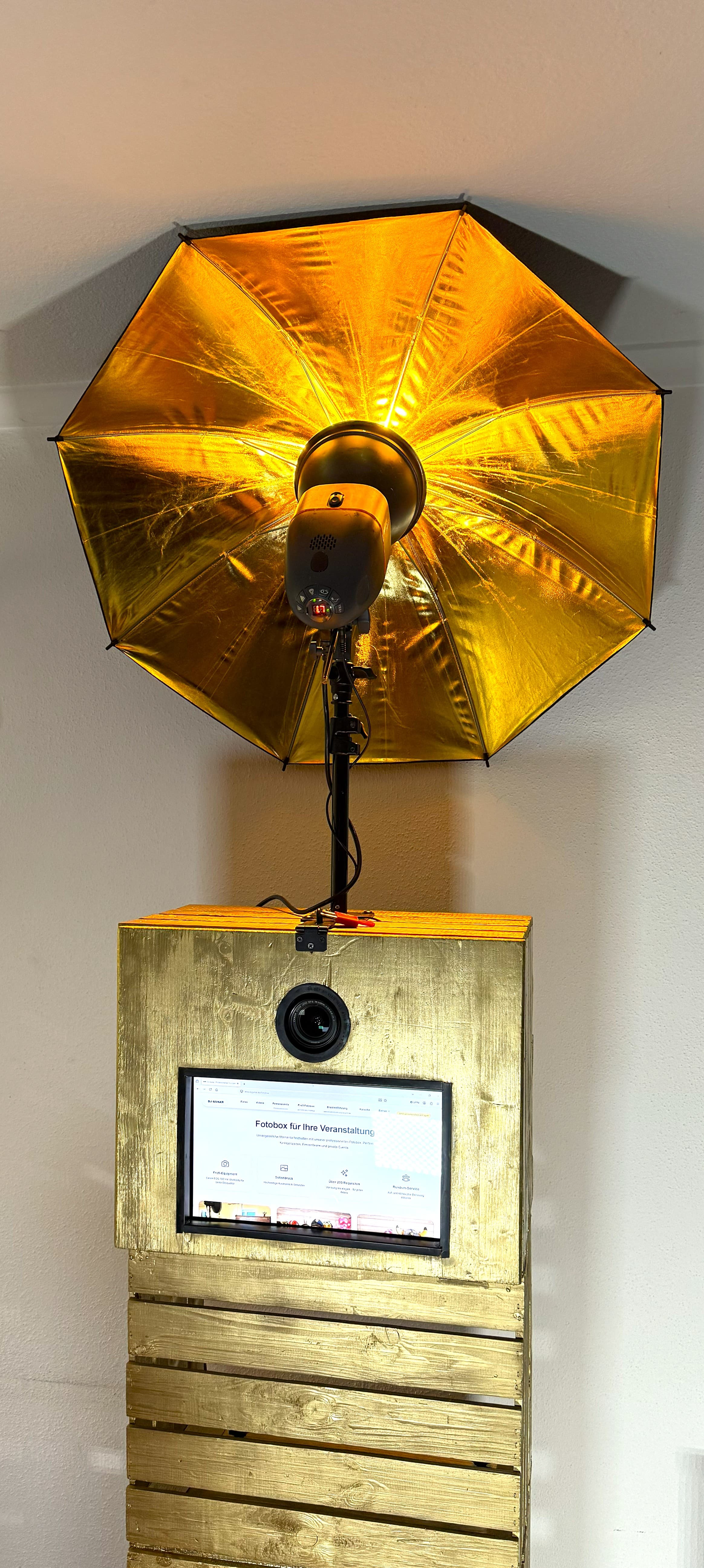 Studioblitz Gold look