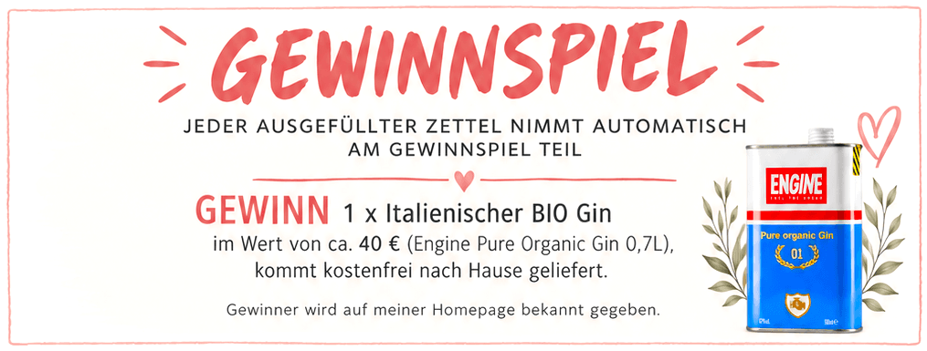 Gewinnspiel: 1 x Italienischer BIO Gin